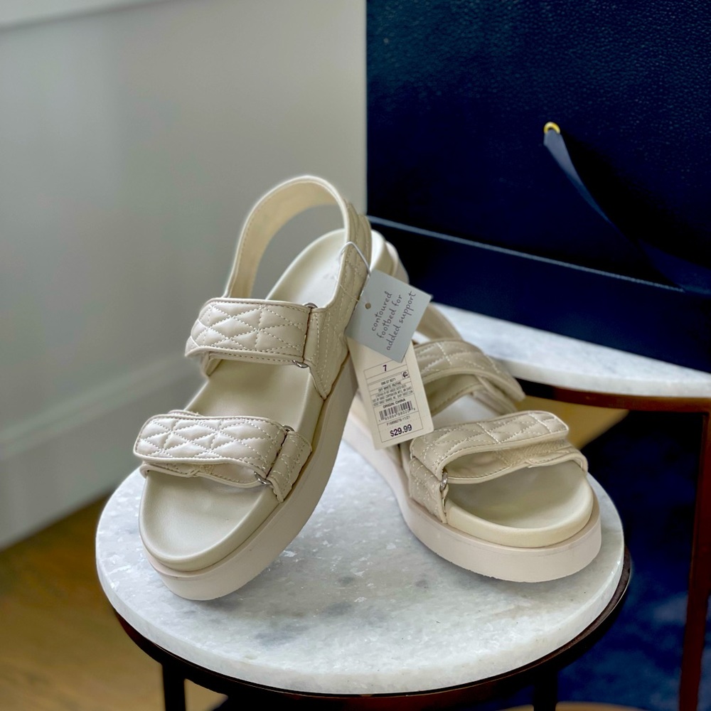 A New Day, Quilted Dad Sandal, Size 7